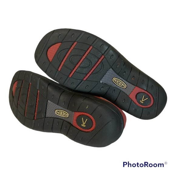 COPY - KEEN Mary Jane Shoes Red Suede sz. 6 - Picture 6 of 8